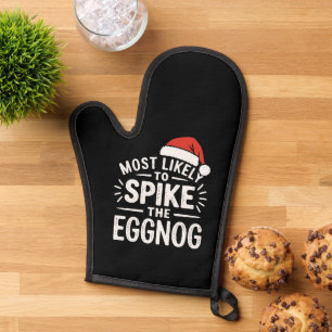 Am ehesten wird der Eierpunsch zum Weihnachtsfest  Ofenhandschuh