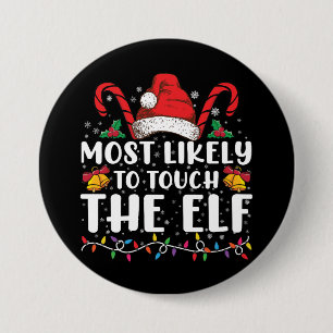 Am ehesten wird die Elf-Weihnachtsfamilie berührt Button