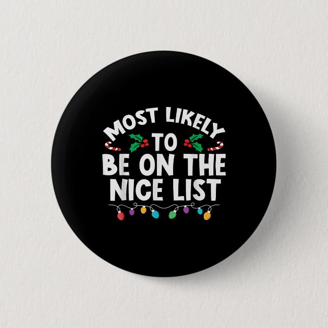 Am ehesten wird die Weihnachtsfamilie auf der schö Button (Vorderseite)