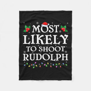 Am ehesten wird Familie Xmas den Rudolph Chris ers Fleecedecke