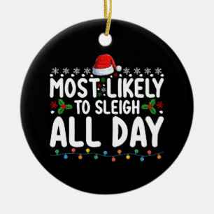 Am ehesten wird man den ganzen Tag lang Weihnachte Keramik Ornament