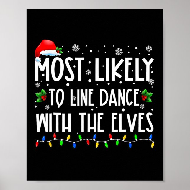 Am ehesten wird man mit Elfen Weihnachten Line Dan Poster (Vorne)