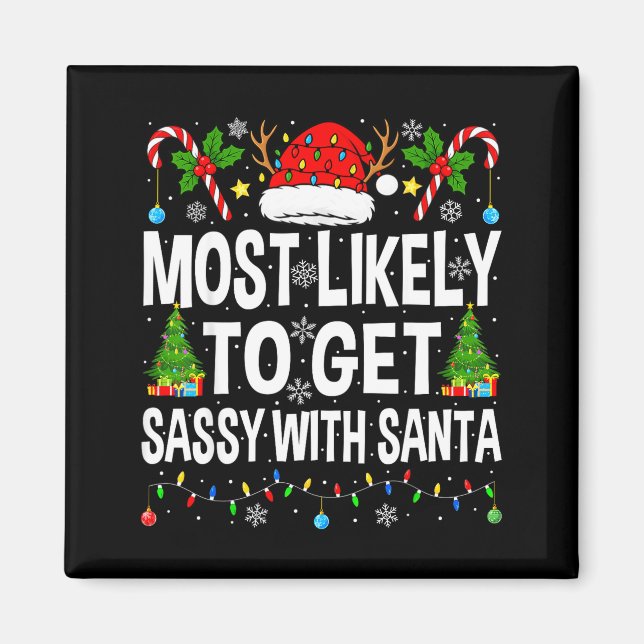 Am ehesten wird Sy mit Santa Xmas Matching Chr Magnet (Vorne)