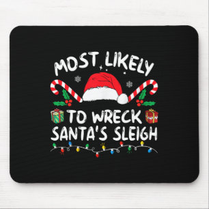 Am ehesten wird Weihnachten die Familie von Santa Mousepad