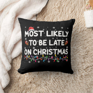Am ehesten zu spät für Weihnachts-Pyjama Kissen
