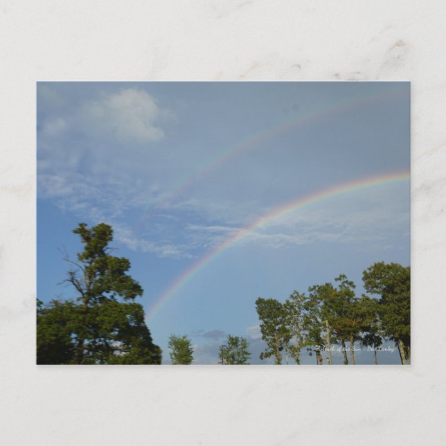 Am Ende des Regenbogens Postkarte (Vorderseite)