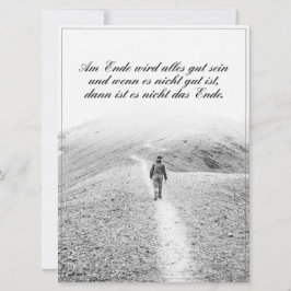 Am Ende Ende wird sich gut sein