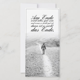 Am Ende Ende wird sich gut sein