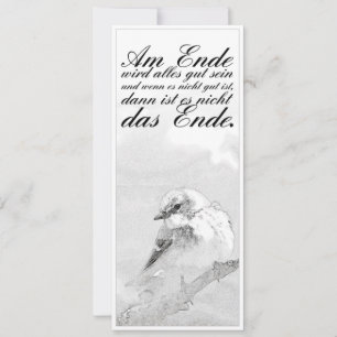 Am Ende Ende wird sich gut sein