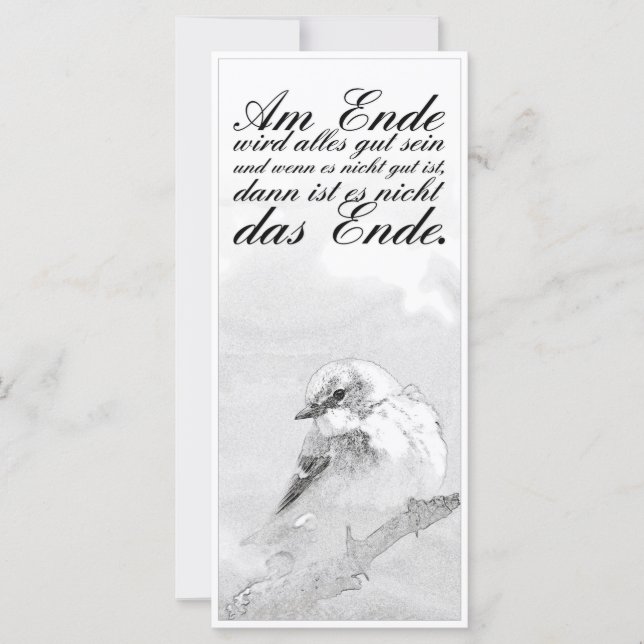 Am Ende wird alles gut sein (Vorderseite)