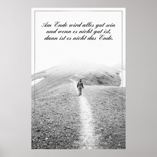 Am Ende wird alles gut sein Poster (Vorne)