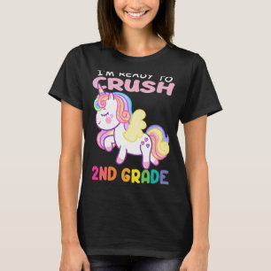 Am ersten Schultag bin ich bereit, den zweiten Sch T-Shirt