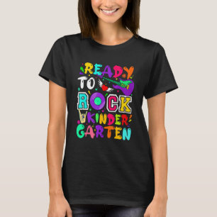 Am ersten Tag der Schule in Rock Kindergarten T-Shirt