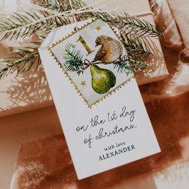 Am ersten Weihnachtsfeiertag Geschenkanhänger