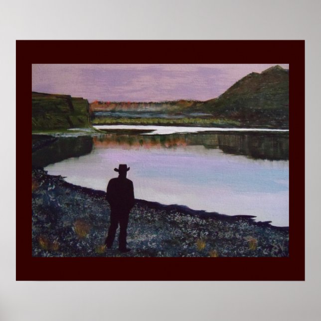 Am Fluss Missouri, Fort Benton, Mt. Poster (Vorne)