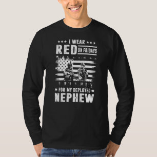 Am Freitag trage ich Rot, um meinen Nephew zu unte T-Shirt