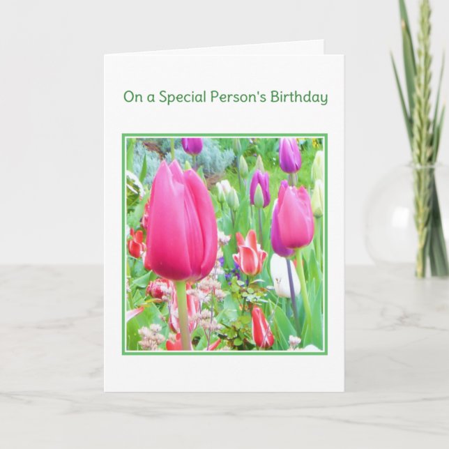 Am Geburtstag einer besonderen Person... religiös Karte (Vorderseite)