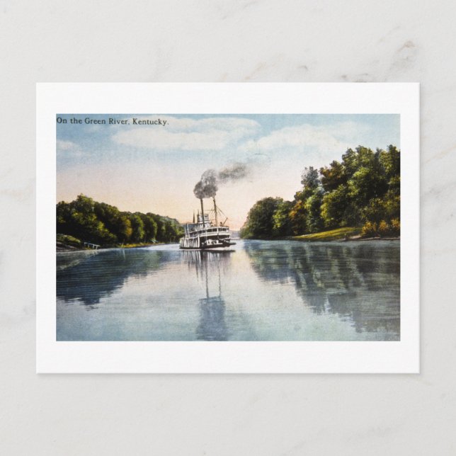 Am grünen Fluss, Kentucky Postkarte (Vorderseite)