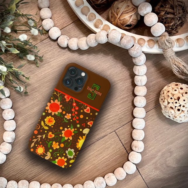 Am häufigsten Name der braunen Retro-Floral Case-Mate iPhone Hülle (Von Creator hochgeladen)
