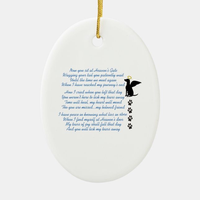 AM HEAVENER GATE KERAMIKORNAMENT (Vorne)