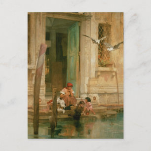 Am Kanal, Venedig Postkarte