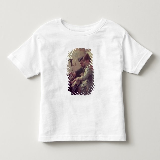 Am Klavier Kleinkind T-shirt (Vorderseite)