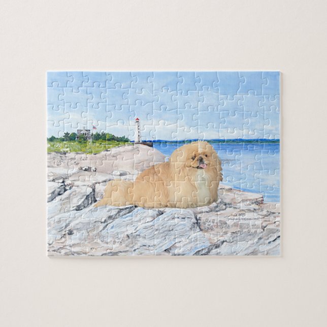 Am Leuchtturm Puzzle (Horizontal)