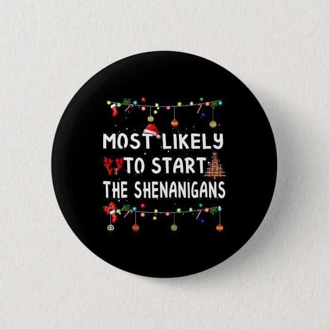 Am liebsten fangen die Shenanigans an Button (Vorderseite)
