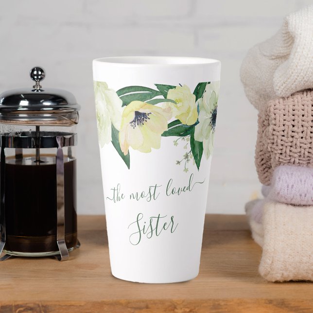 Am liebsten Sister Wild Rose & Elegantes Skript Milchtasse (Von Creator hochgeladen)