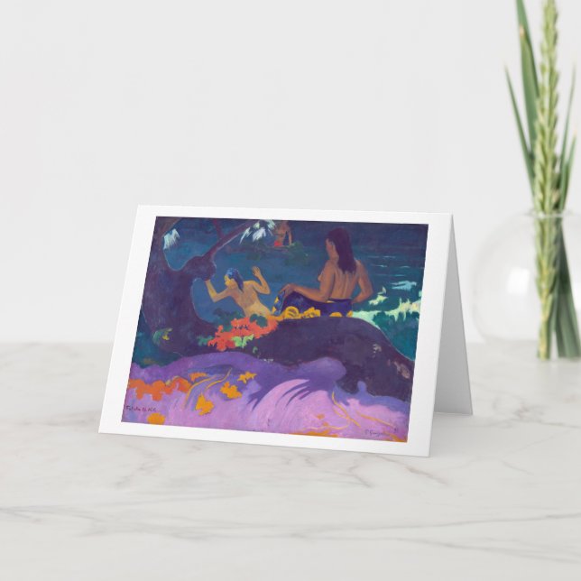 Am Meer, Gauguin Karte (Vorderseite)