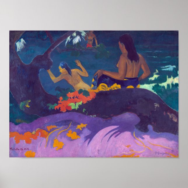 Am Meer, Gauguin Poster (Vorne)