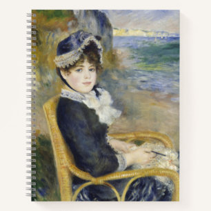 Am Meer, Ölmalerei-Porträt, Renoir Notizbuch