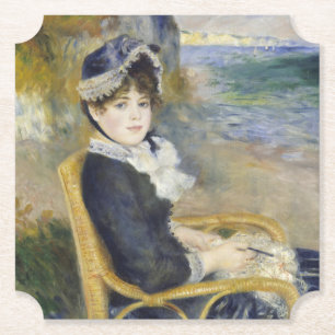 Am Meer, Ölmalerei-Porträt, Renoir Untersetzer