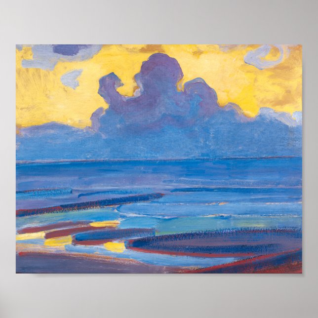Am Meer | Piet Mondrian | Poster (Vorne)
