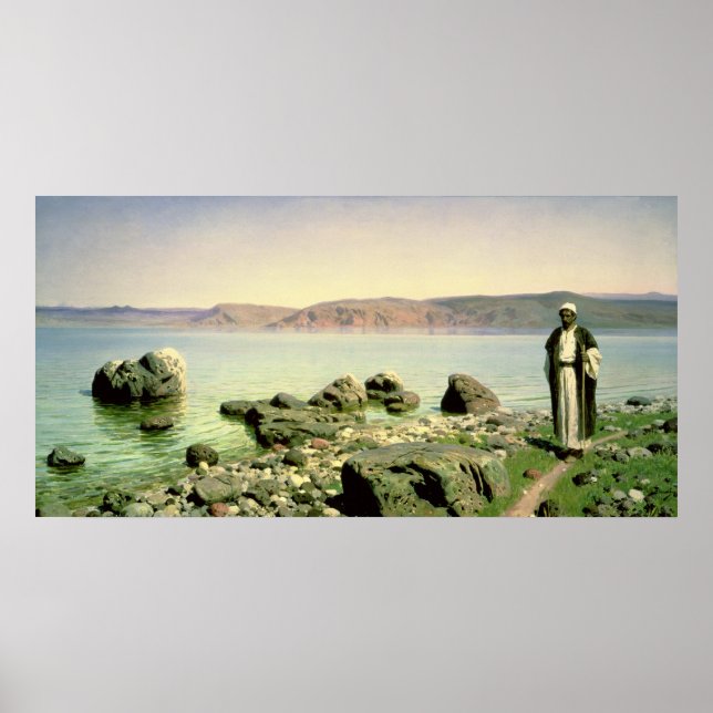 Am Meer von Galiläa, 1888 Poster (Vorne)