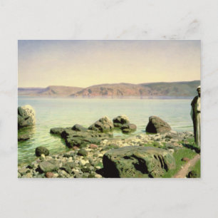 Am Meer von Galiläa, 1888 Postkarte
