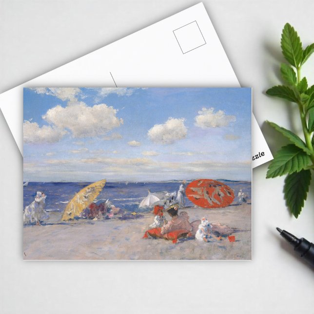 Am Meer, William Chase Postkarte (Von Creator hochgeladen)