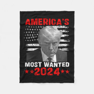 Am meisten Gewollt Trump 2024 Fleecedecke