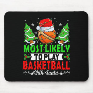 Am meisten lustig, Basketball mit Santa Ch zu spie Mousepad