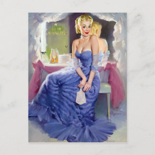 Am Mirror-Button nach oben Postkarte