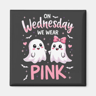 Am Mittwoch tragen wir einen pinkfarbenen, süßen H Magnet