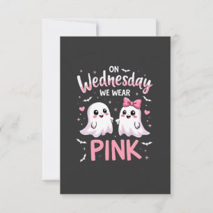 Am Mittwoch tragen wir einen pinkfarbenen, süßen H Save The Date
