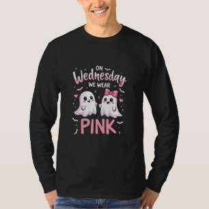 Am Mittwoch tragen wir einen pinkfarbenen, süßen H T-Shirt