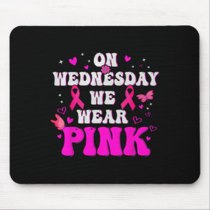 Am Mittwoch tragen wir rosa Ribbon Brustkrebs Awa Mousepad