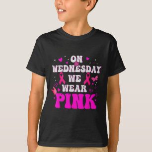 Am Mittwoch tragen wir rosa Ribbon Brustkrebs Awa T-Shirt