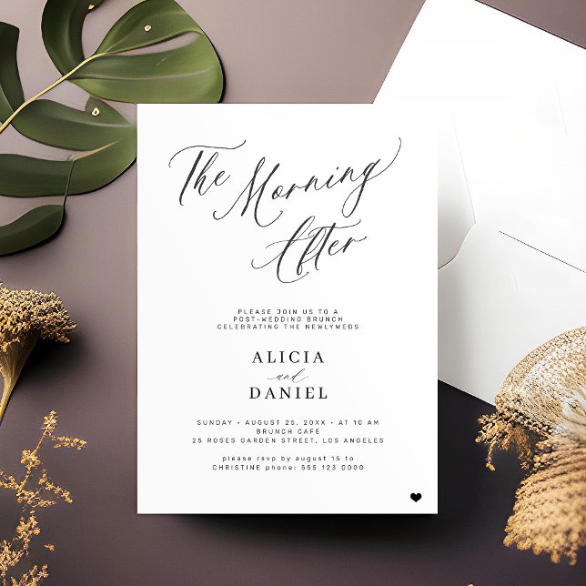 Am Morgen nach dem Abschiedsfest Brunch Party Einladung (Von Creator hochgeladen)