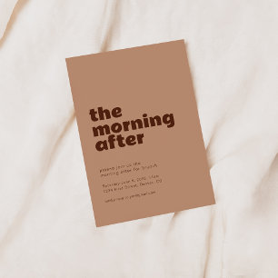 Am Morgen nach der Hochzeit Einladung zum Brunch