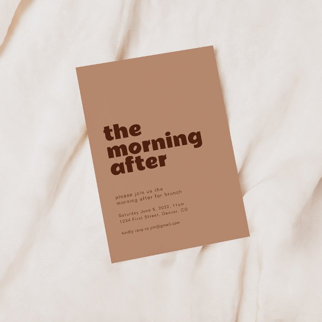 Am Morgen nach der Hochzeit Einladung zum Brunch (Von Creator hochgeladen)
