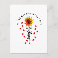 Am Morgen, wenn ich aufstehe, gibt mir Jesus Sonne