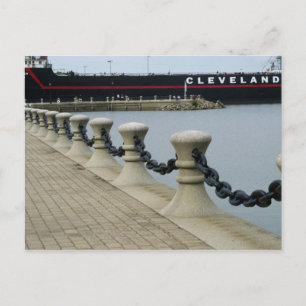 Am Pier in Cleveland Ohio Postkarte